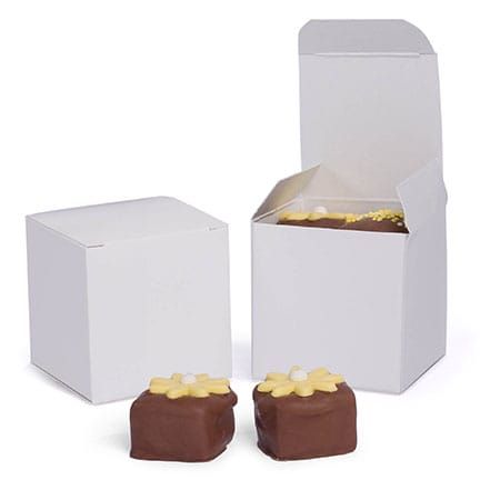 White Truffle Box (2"x2"x2")