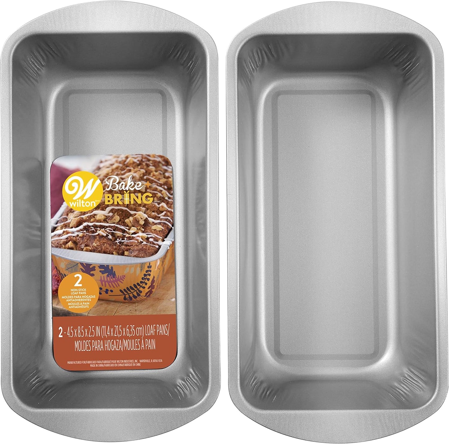 Loaf Tin Set, 4.5"x8.5"x2.5"
