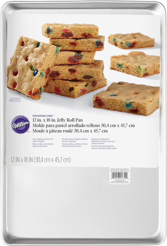 Jelly Roll Sheet Pan, 12 x 18 inch.